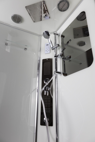 Душевая кабина Niagara Premium 60020114G 100х100 четверть круга с крышей ориентация универсальная - фото 4